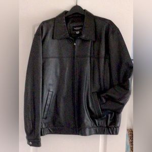 Van Heusen leather jacket